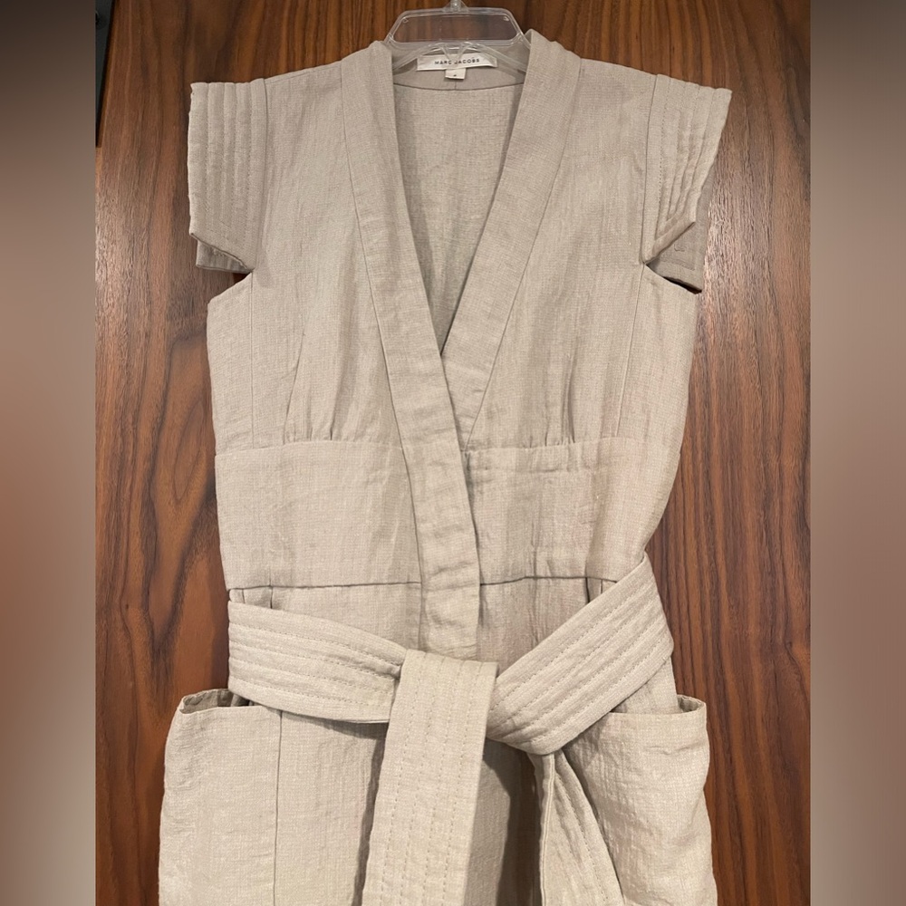 Marc Jacobs Midi Linen Dress - Picture 3 of 11
